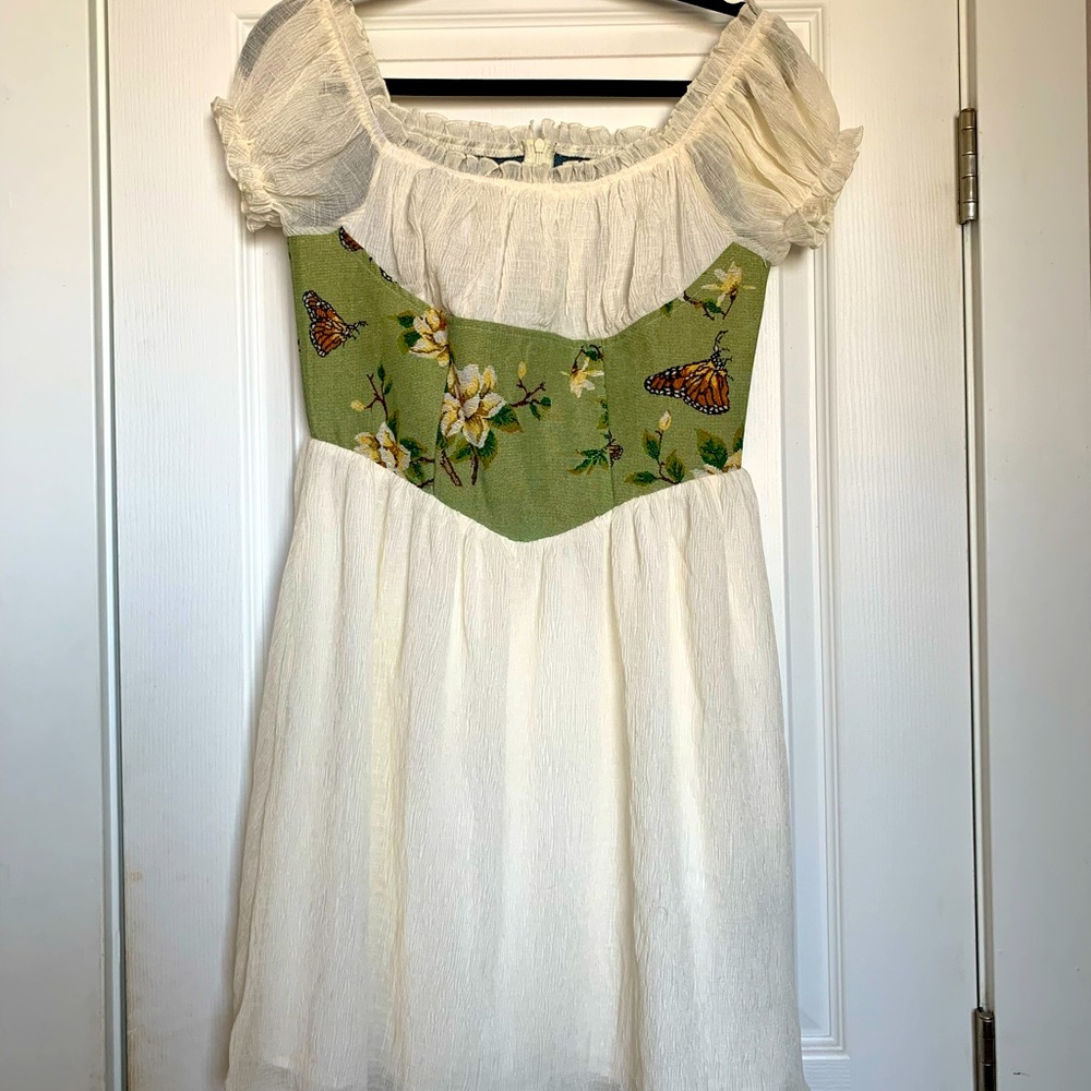 Cider cottage core dress